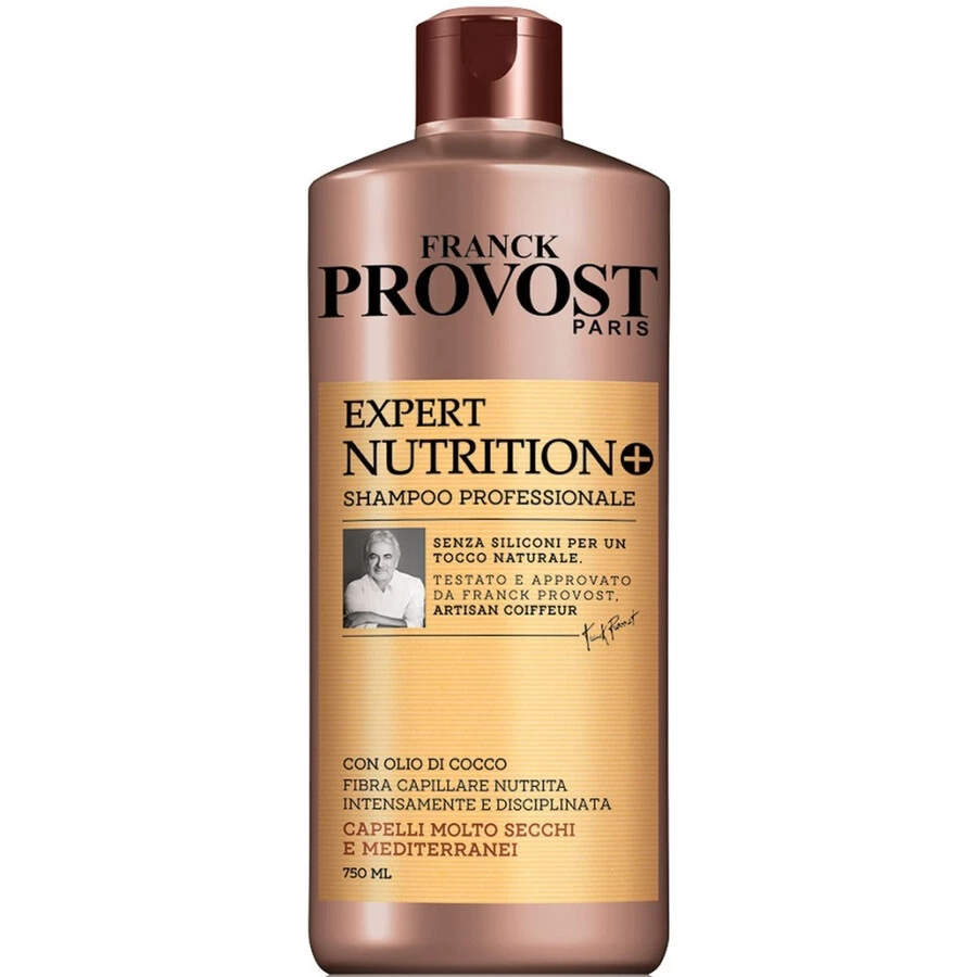 Frank Provost Expert Nutrition + Shampoo Con Olio Di Cocco Per Capelli Nutriti E Disciplinati Shampoo Capelli