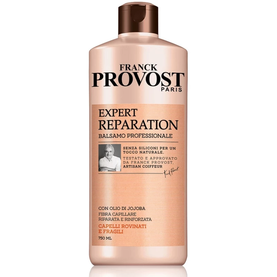 Frank Provost Expert Reparation, Balsamo Con Olio Di Jojoba Per Capelli Rinforzati E Riparati, 750 Ml Balsamo Capelli
