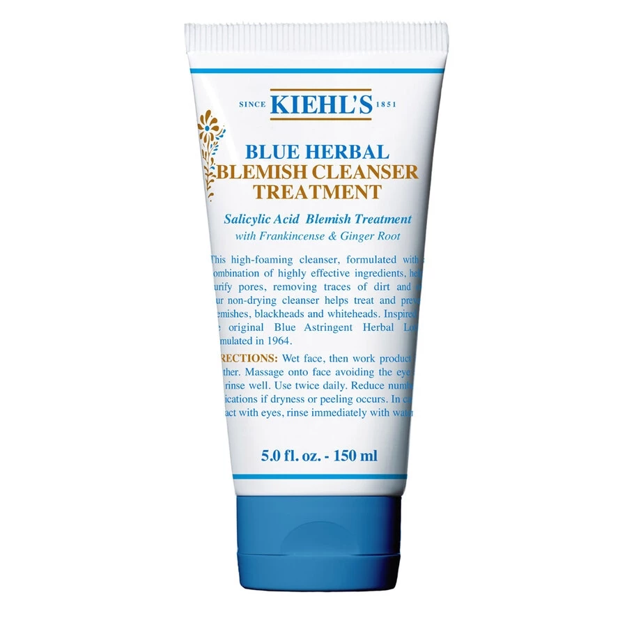 Kiehl's Blue Herbal Blemish Cleanser Treatment Gel Detergente