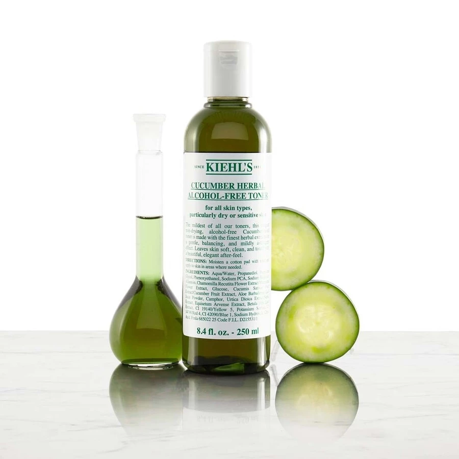 Kiehl's Cucumber Herbal Alcohol-Free Toner Tonico Viso - immagine 2